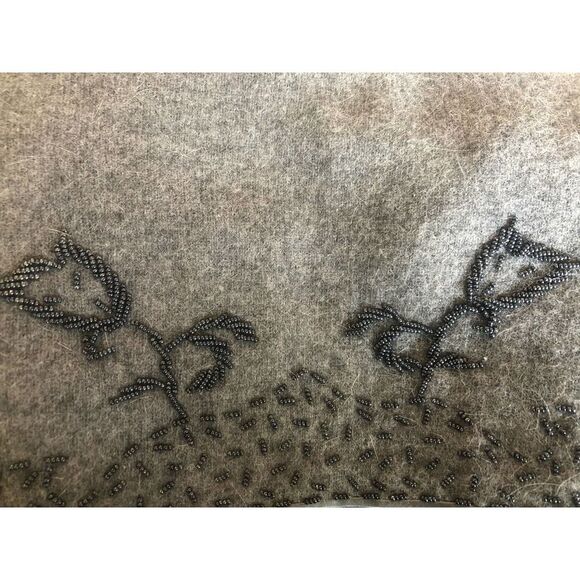 Vintage Women’s Cardigan Angora Medium Mixed Lined Embellished Long sleeve - Picture 11 of 11